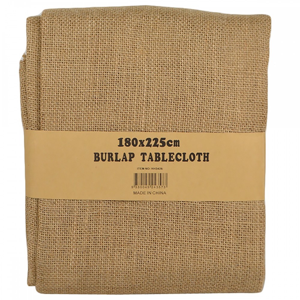 1pce Natural Hessian / Burlap Table Ware, Placemat, Table Cloth or Runner