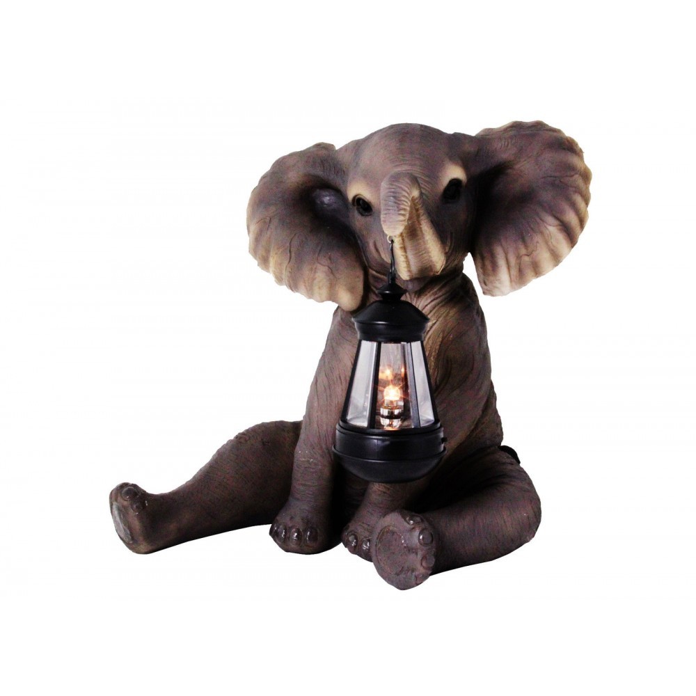 elephant gatling resin statue