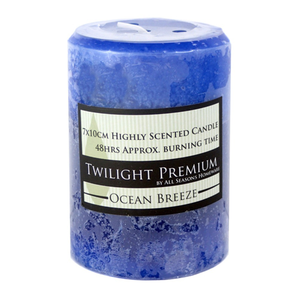 48 Hour Twilight Scented Candle 7x10cm, Ocean Breeze, Premium Range