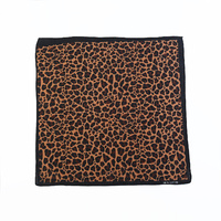 Bandana Leopard Cheetah Animal Print 1pce 54cm 100% Cotton Head Wrap Scarf