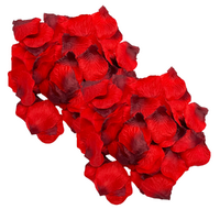 240 Red Rose Petals 5x5cm, Weddings, Valentines Day, Party Theming