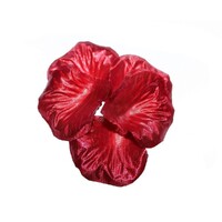 120 Metallic Red Rose Petals 5x5cm, Weddings, Valentines Day, Party Theming