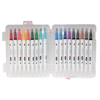 18pce Marker Pen Set Dual Tip Fine Liner Painting/Drawing Quality