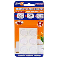 6pce Med Self Adhesive Clear Bumpers, bench and and floor protection