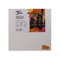 Mont Marte Canvas 30cm Square Double Thick Studio Stretched Frame 12x12in"