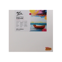 Mont Marte Canvas 40cm Square Thin Single Thick Studio Stretched Frame 15in"