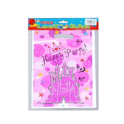 Princess Castle Theme Party Loot Bags 10pce 25x15cm Great for Lollies & Gifts for Kids