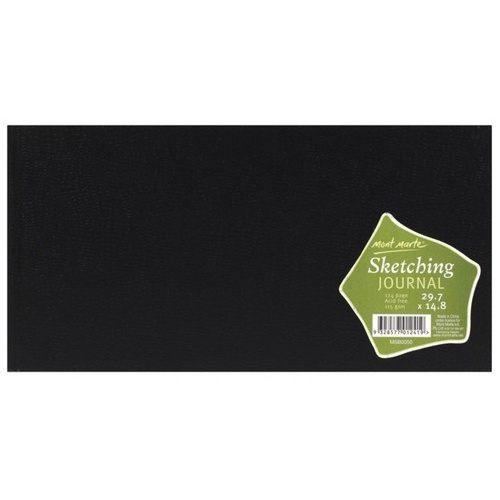 Mont Marte Sketching Journal Textured Finish 29.7x14.8 L&s