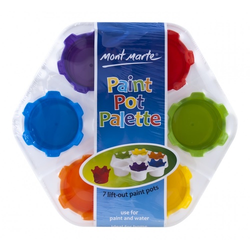 Mont Marte Paint Pot Palette for Kids Art and Craft
