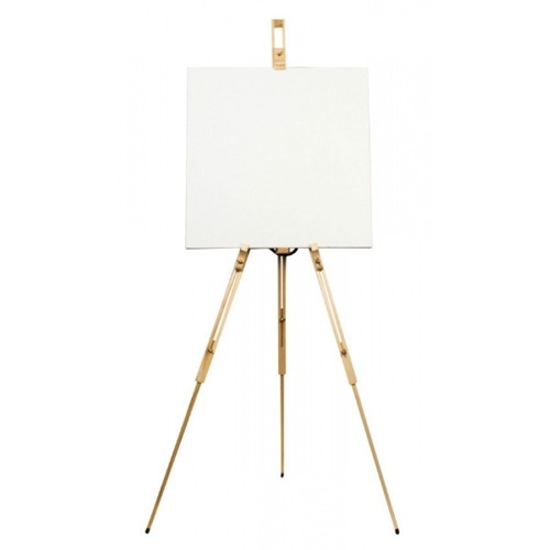 Mont Marte Artists Tripod Easel 180cm Height Brass Fittings Pine Wood Adjustable