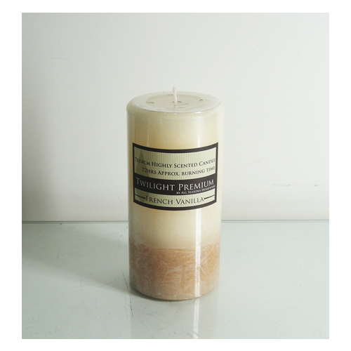  72 Hour Twilight Scented Candle 7x14cm, French Vanilla, Premium Range