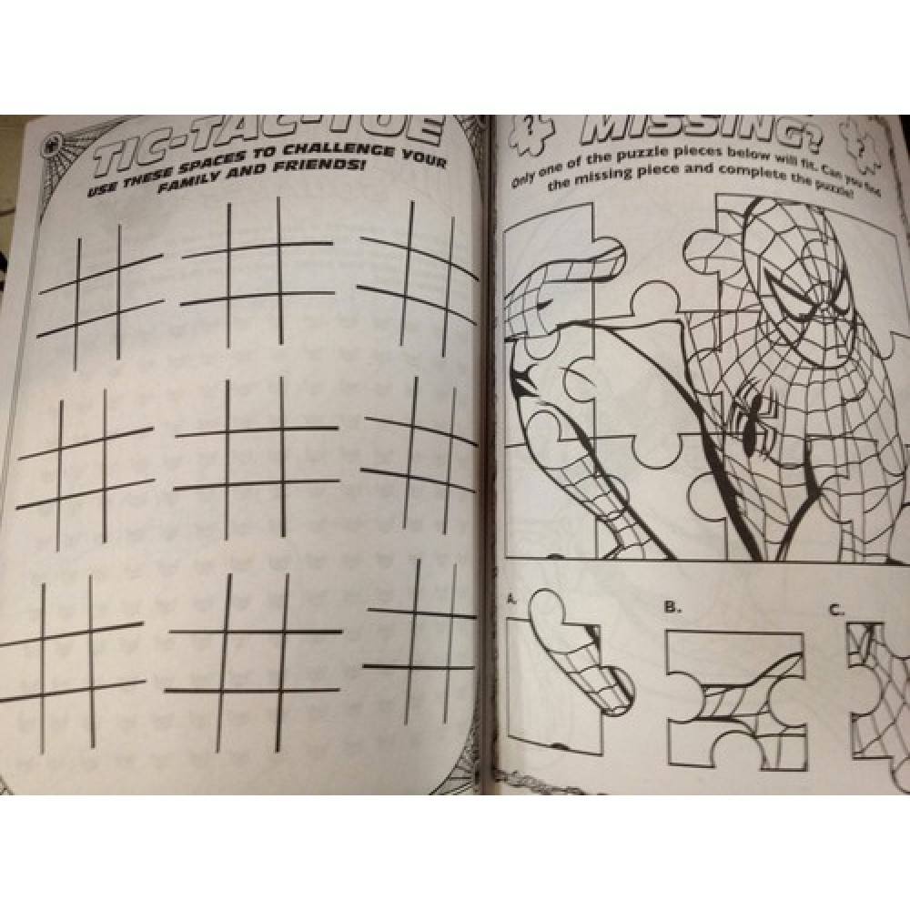 Spider-Man Colouring In and Activity Book. 100pgs of Fun for Children