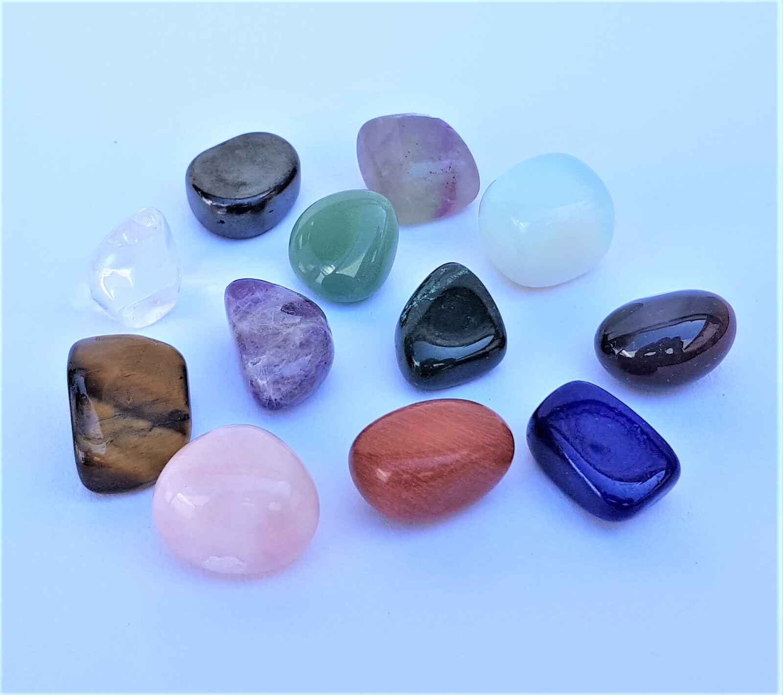 2-3cm Assorted Tumbled Gem Stones 12 Assorted Gems to Choose From