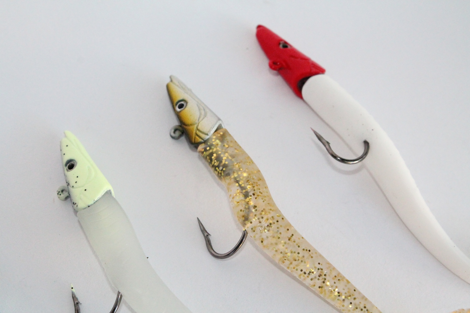 Jig Head Soft Plastic Bait Kit 5 Pieces With Case 22g/11cm Fishing Lures Set