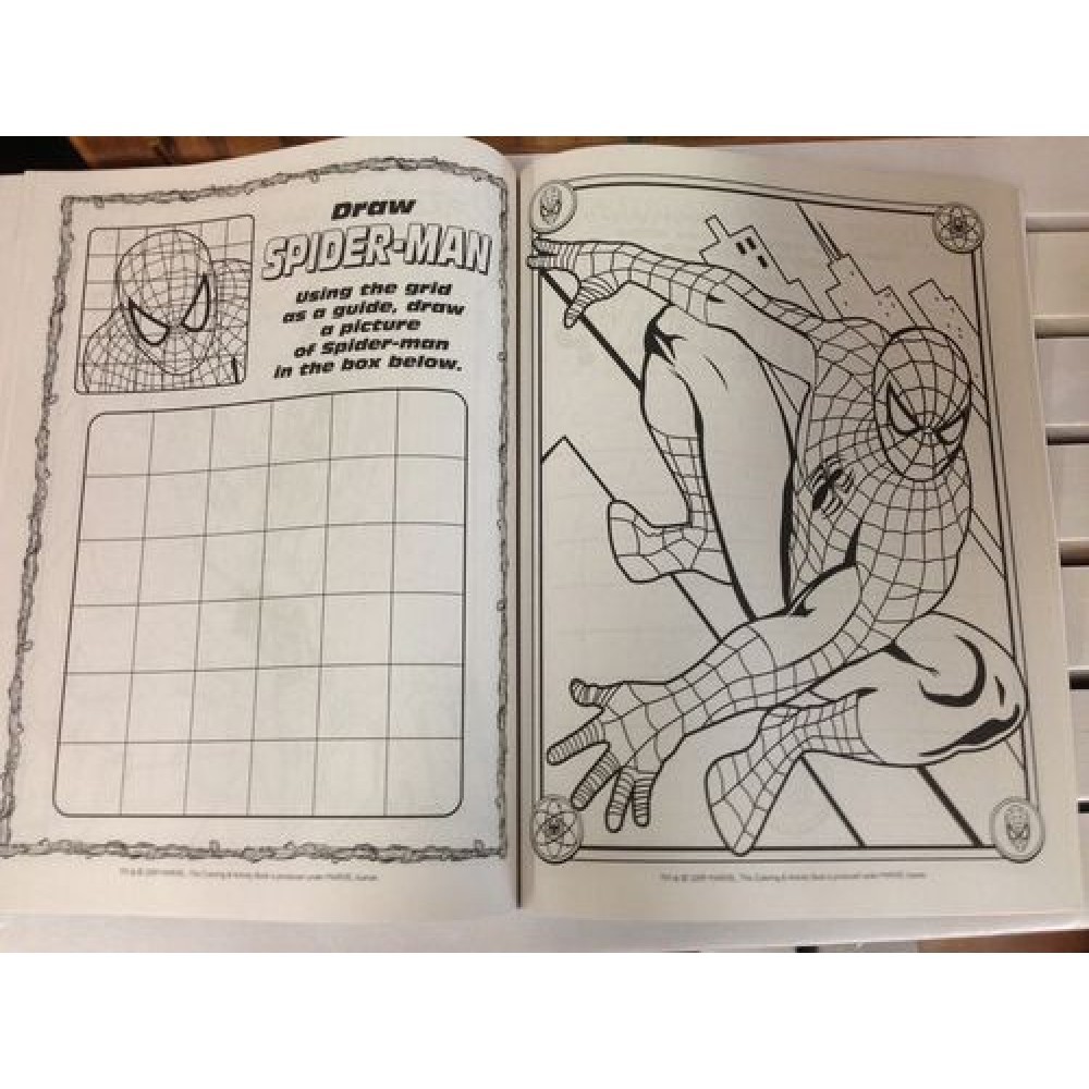 Spider-Man Colouring In and Activity Book. 100pgs of Fun for Children