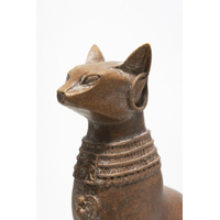 Details about   1pce 37cm Tribal Cat Statue Antique Finish Design Resin Stylish Home Décor 