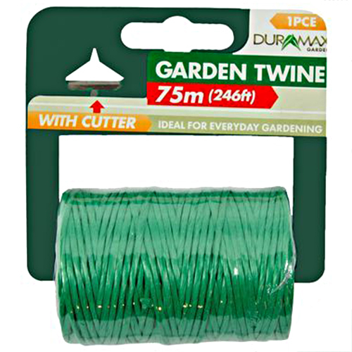 1pce Garden Twine With Cutter 75m