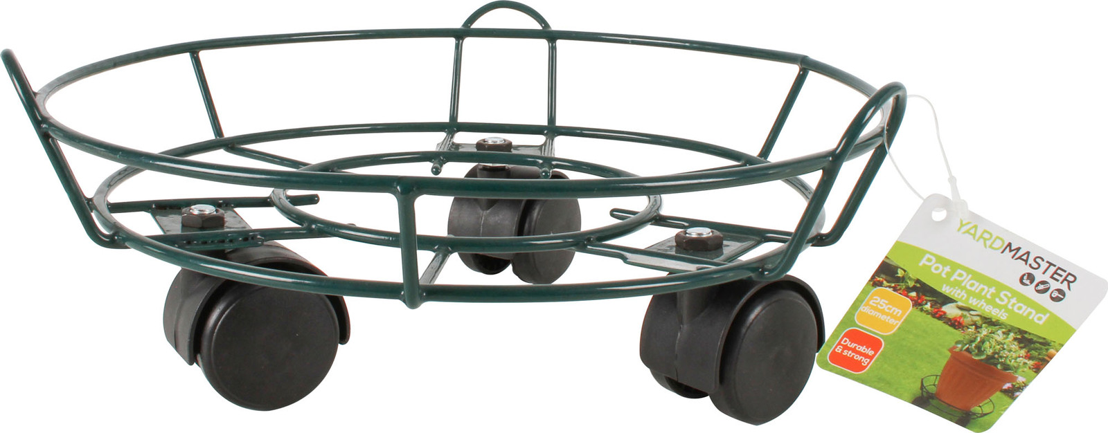 POT PLANT STAND ON WHEELS D/25CM