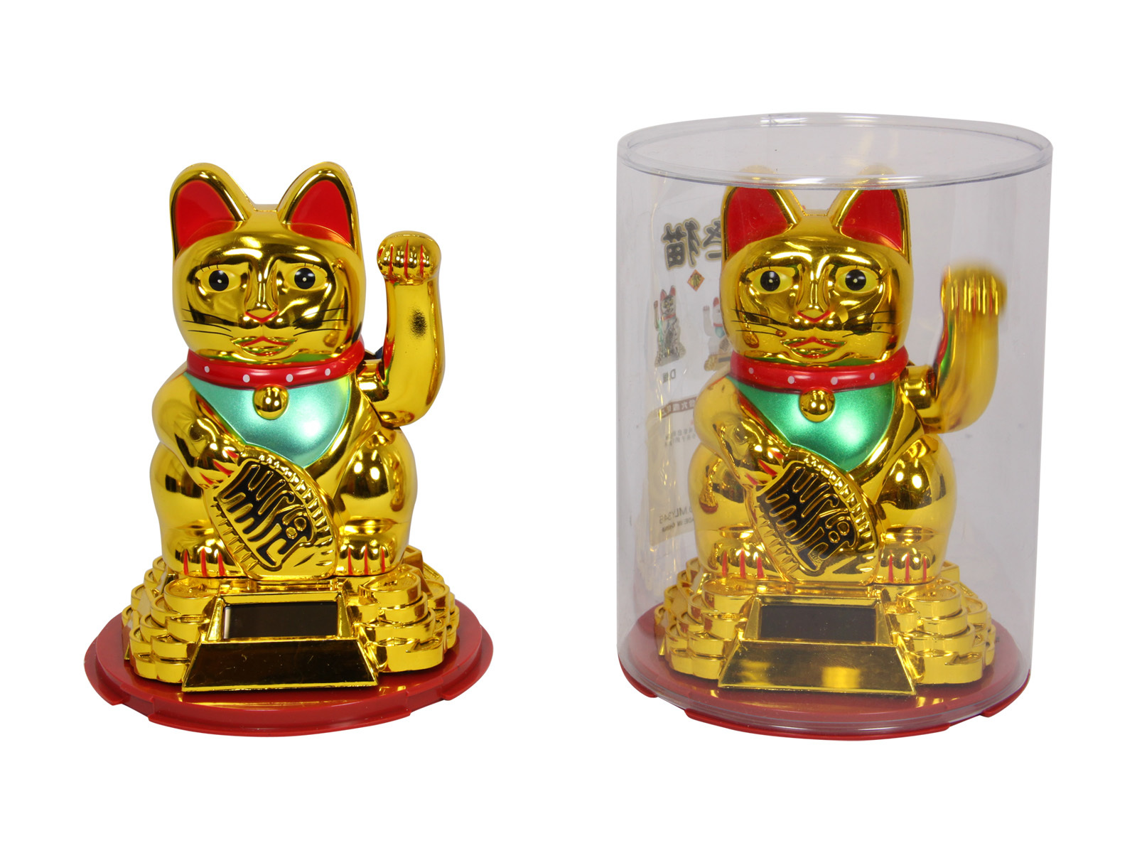 Chinese waving cat solar powered discount