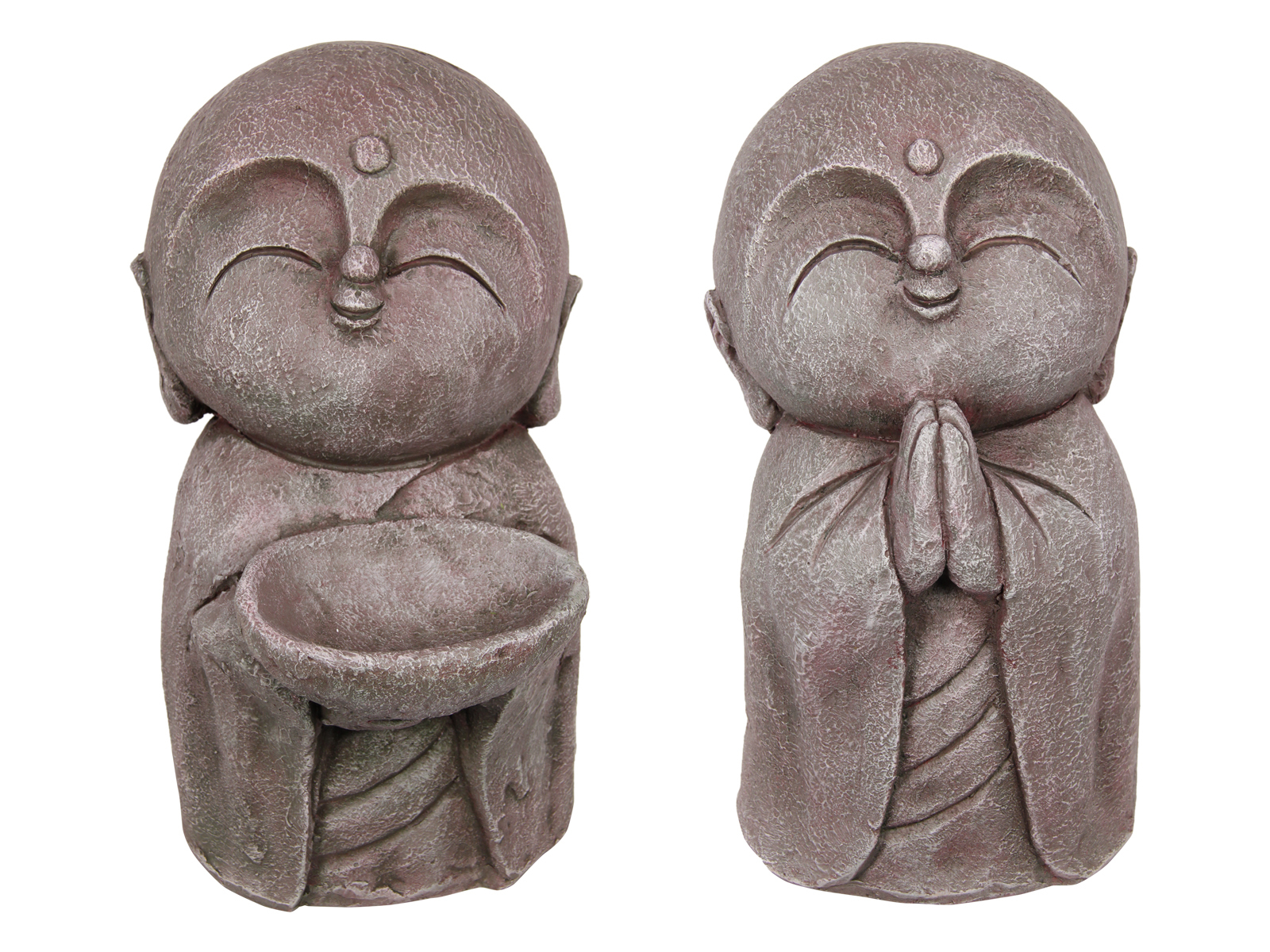 New 1pce Japanese 35cm Tall "Jizo" Divinity Garden Statue 2 Assorted