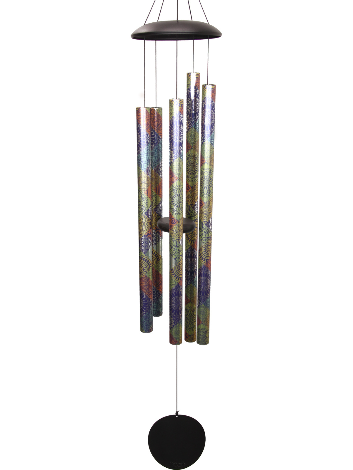 New 1pce 142cm 5 Tube Mandala Hand Tuned Wind Chime Premium Nature's