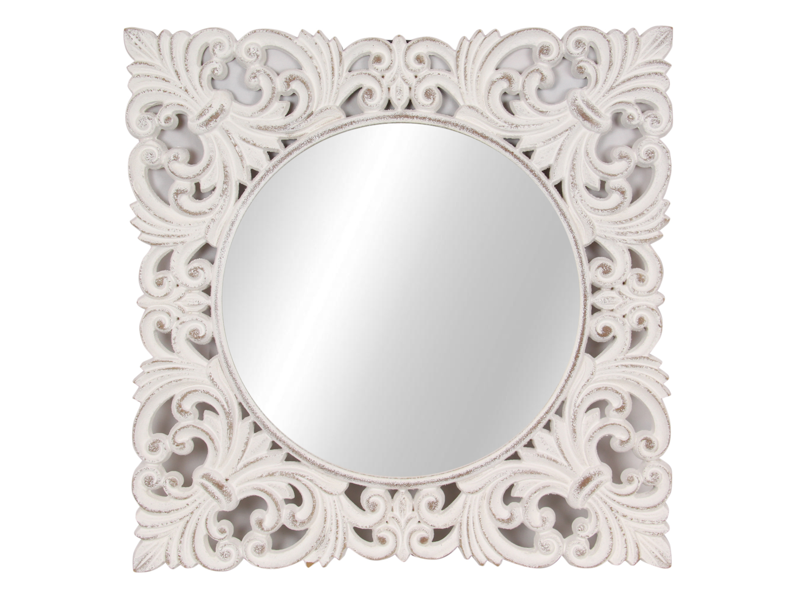 45X45CM FILIGREE SQUARE MIRROR