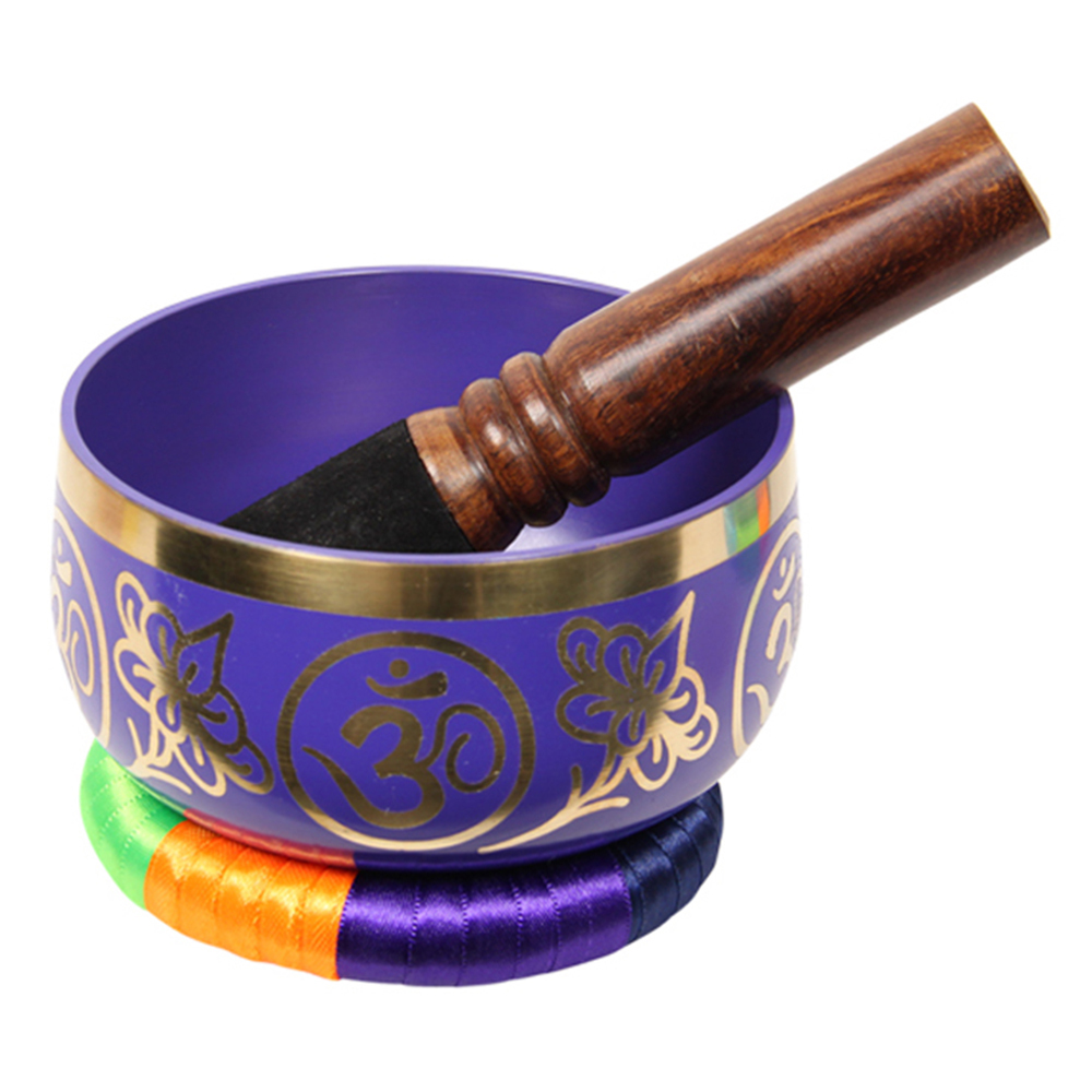New 1pce 13cm Diameter Tibetan Singing Bowl in Bright Colours