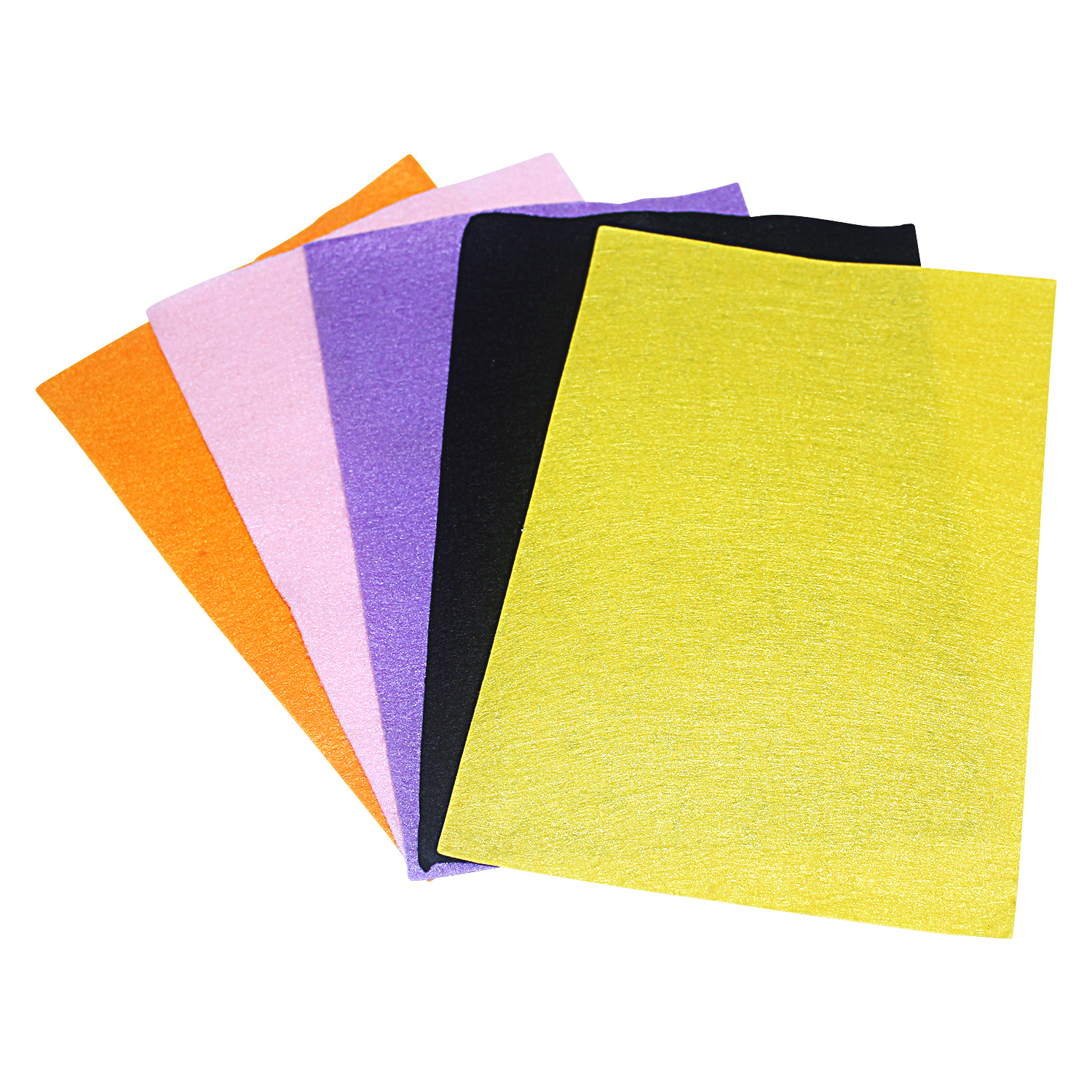 5pce A4 Felt Sheets Assorted Colours