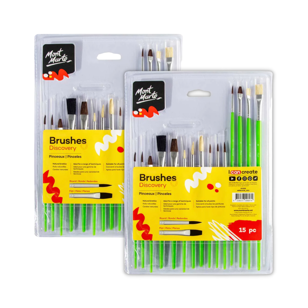 38pce Paint Brush Gift Set in Canvas Holder Artist Variety of Tips Roll Bag  Trav