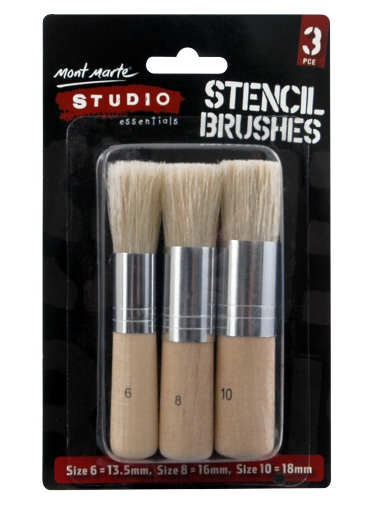 Mont Marte Silver Series Artist Brushes 12pce Flat 1-12