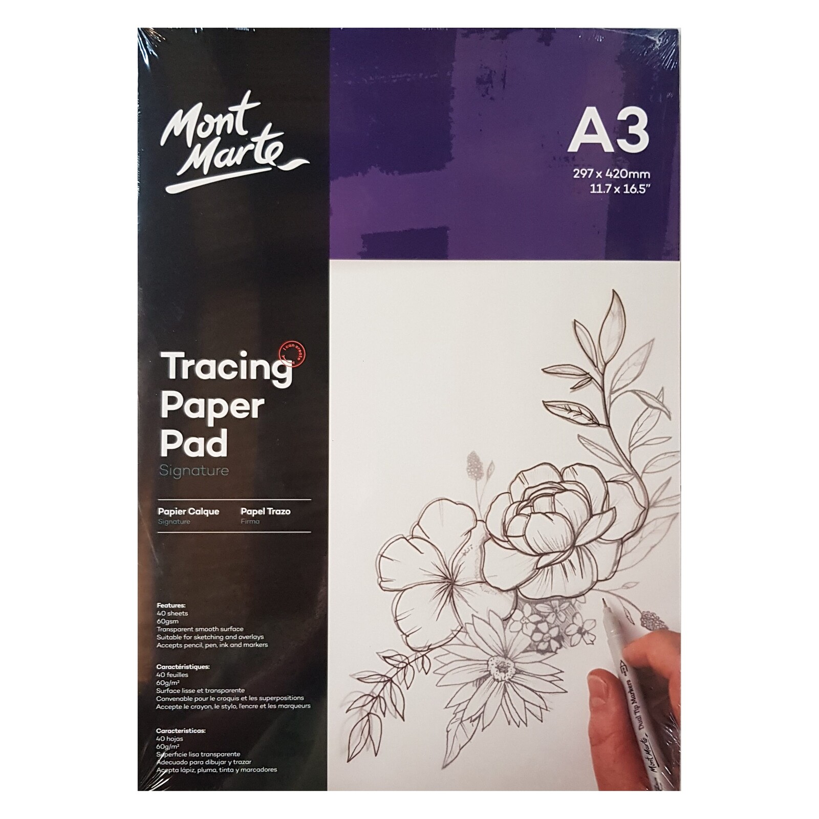 Strathmore Tracing Paper Pad, Assorted Sizes