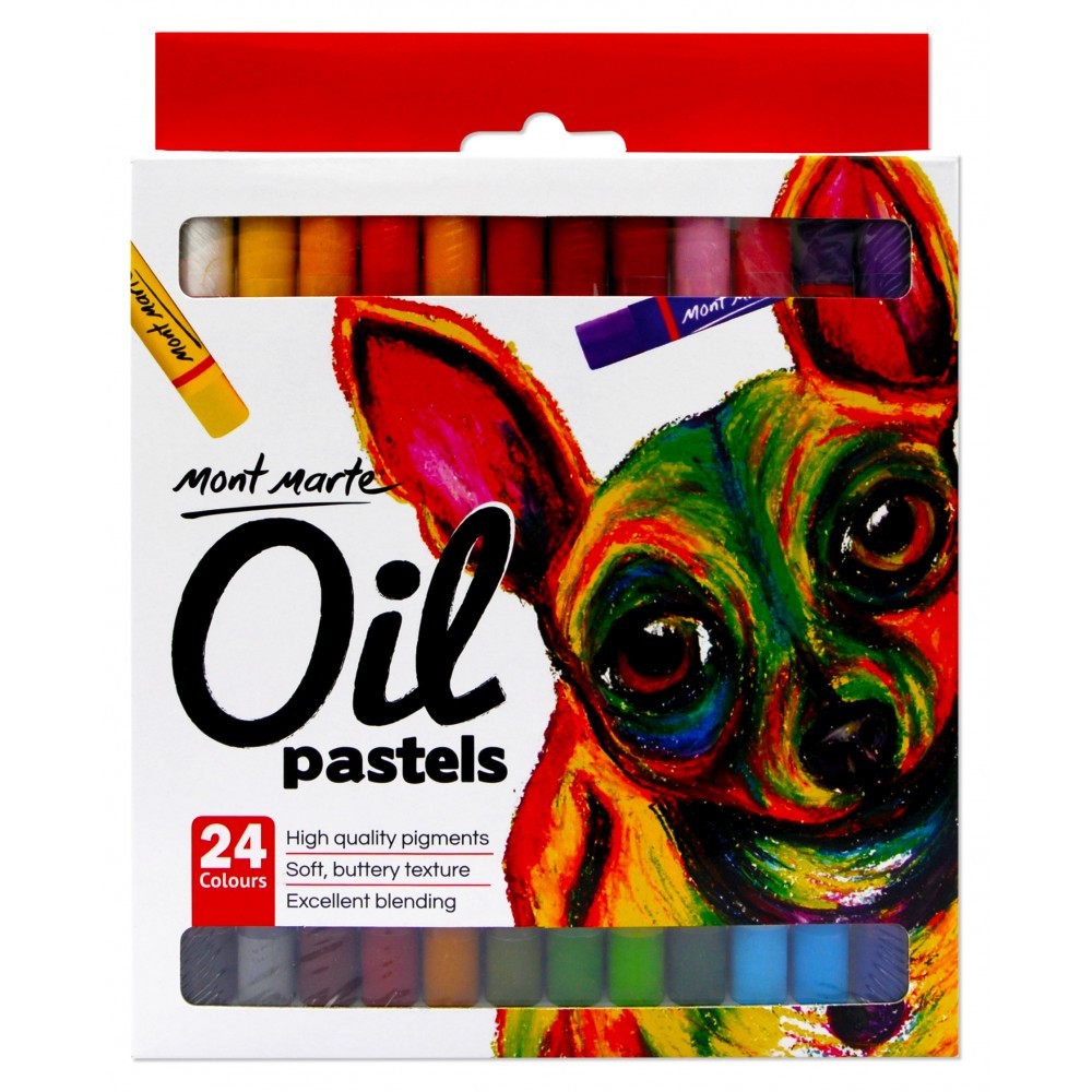 High Quality Pigment Colours Mont Marte Oil Pastels 48pce