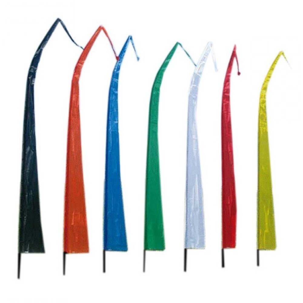 1pce Satin Bali Flag with Heart Tail, 18 Colours, 1m7m Sizes, Wedding