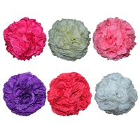 2 x 16cm Polyester Rose Flower Ball Hangable, Weddings MQ156