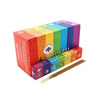 120 Sticks NANDITA Seven Chakras Incense Green Tree Meditation