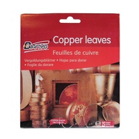 Imitation Copper Leaf 25 Sheets 15cm for Leafing & Gilding Artwork