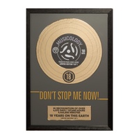 1pce 42cm Gold Record Photo Frame Birthday 18 Years Old Vinyl Limited Edition Gift