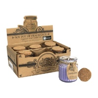 New 1pce 10cm x 6cm Soy Wax Candle In Pot Assorted Frangrances