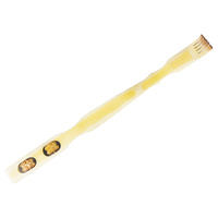 1pce 46cm Wooden Massage Back Scratcher with Rollers