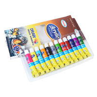 Artist Acrylic Paint Colour Quality Artist Paint set of 12, 9ml Tubes