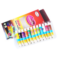 Gouache Paints 12 Colour Quality Artist Paint Set 9ml Tubes Intro