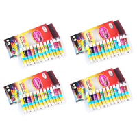 4x Gouache Paints Sets 12 Colours Tubes Artist Quality 9ml Paint Set Bundle