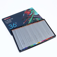 Superior 36pce Artist Colour Pencils In Metal Tin