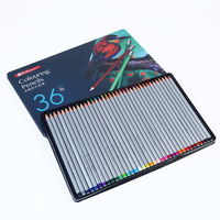  Superior 36pce Artist Colour Pencils In Metal Tin