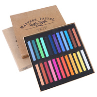 Masters 24pce Premium Pastels Pack In Assorted Colours In Gift Box