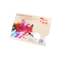 Paper Palette Pad 20 Page Tear A4 Size Wax Style Cover Colour