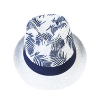 1pce Straw White Colour Fedora Design Hats Party Style Fashion Unisex