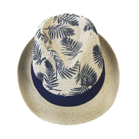 1pce Straw Yellow Colour Fedora Design Hats Party Style Fashion Unisex