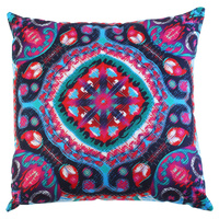  45cm Moroccan Style Cushion Cover In Pinks and Purple Colours - Style 2
