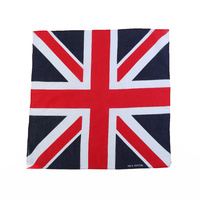  1pce Bandana 54x54cm British / UK / United Kingdom Flag Bandana